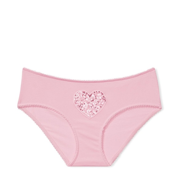 Victoria's Secret Stretch Cotton Hiphugger Panty Babydoll Pink Medium NEW - Picture 3 of 7